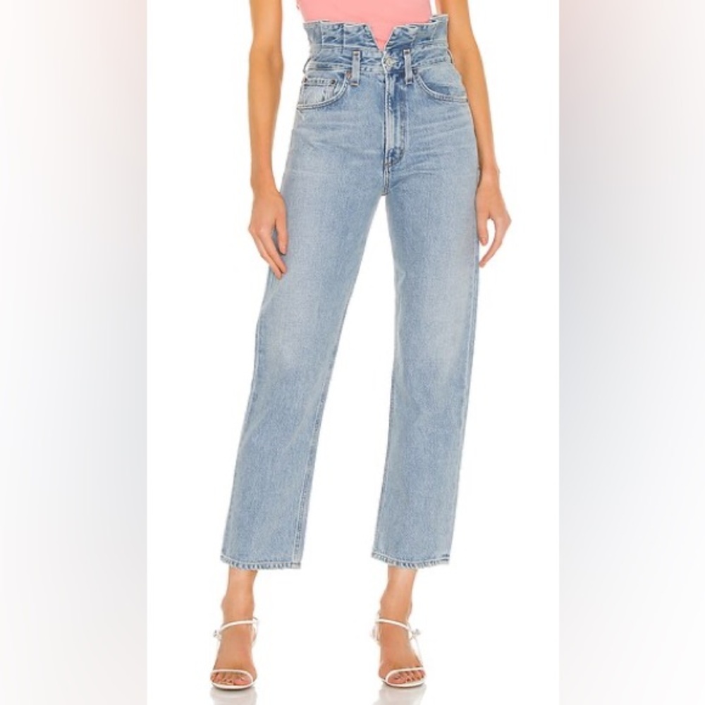 Agolde Lettuce Waistband Reworked High Rise